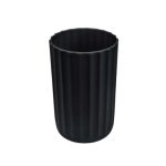 Θήκες οδοντόβουρτσας πλαστικές σε σετ 5Χ - Black - 21777