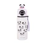 Παιδικό παγούρι-θερμός Panda με καλαμάκι - 500ml - 722344 - White