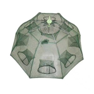 Πτυσσόμενη παγίδα ψαρέματος-κιούρτος με 6 εισόδους - 931356