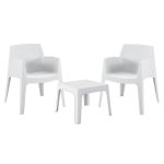 ΣΕΤ 3ΤΜΧ ΠΟΛΥΠΡΟΠΥΛΕΝΙΟΥ FB921267.01 ΤΡΑΠΕΖΑΚΙ & 2 ΠΟΛΥΘΡΟΝΕΣ-ΛΕΥΚΟ