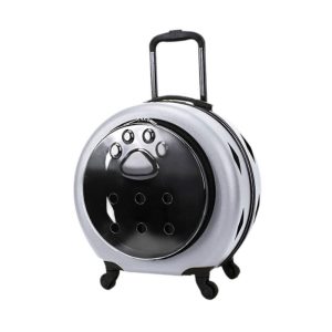 Διαθέτει τηλεσκοπική λαβή και αθόρυβους τροχούς 360° για εύκολη μεταφορά. 