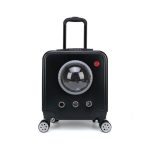 Διαθέτει τηλεσκοπική λαβή και αθόρυβους τροχούς 360° για εύκολη μεταφορά. 