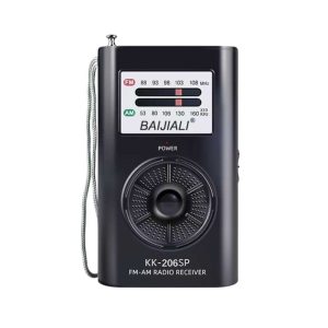 Φορητό ραδιόφωνο mini - PR-206 - 802063 - Black