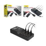 Andowl Βάση Φόρτισης με 12 Θύρες USB-A 60W σε Μαύρο χρώμα Q-CD630 - USB Fast Charger 075761