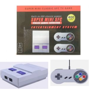 Ηλεκτρονική Παιδική Ρετρό Κονσόλα με 400 Παιχνίδια & 2 Χειριστήρια - Super Mini SFC 400 Games 20712