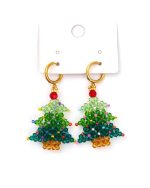 ARDIKA Κρεμαστό σκουλαρίκι OO-S304 - Πράσινο Σκουλαρίκια > Καρφωτά Σκουλαρίκια > Αξεσουάρ | FALL- WINTER 2026