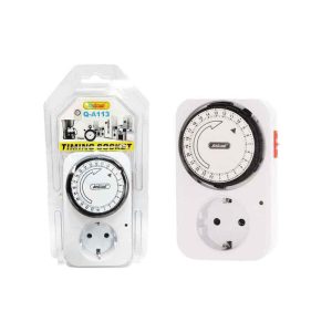 Andowl Μηχανικός Χρονοδιακόπτης Πρίζας Ημερήσιος Q-A113 - Timing Socket