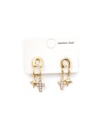 BAG TO BAG Σκουλαρίκι  JN-S197 - Χρυσό Σκουλαρίκια > Hoops - Κρίκοι Σκουλαρίκια > Αξεσουάρ | FALL- WINTER 2026