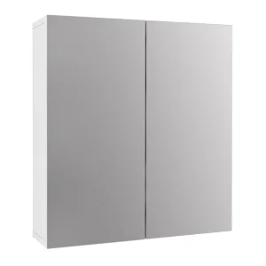 Καθρέπτης μπάνιου Binary Μegapap χρώμα λευκό 60x17,2x65εκ.