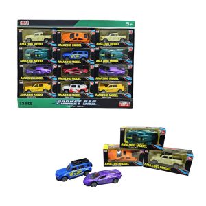 <p data-start="99" data-end="362">Το σετ περιλαμβάνει 12 μεταλλικά αυτοκινητάκια τύπου die-cast σε διάφορα χρώματα και σχέδια