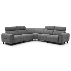 ΓΩΝΙΑΚΟΣ ΚΑΝΑΠΕΣ ΜΕ RECLINE FB93290.01 ΓΚΡΙ ΥΦΑΣΜΑ 293x293x98Υεκ.