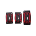 Διακοσμητικά καλύμματα πεντάλ αυτοκινήτου - R-G31112-3 - 120718 - Red