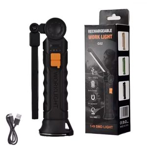 Φακός LED κατάλληλος για χρήση σε χώρους εργασίας όπως το συνεργείο. Tροφοδοτείται μέσω της θύρας USB. Λόγω του μαγνήτη που διαθέτει