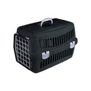 Κλουβί μεταφοράς κατοικιδίου πλαστικό - Felix - 48x32.5x32.5cm - 005111 - Black/Grey