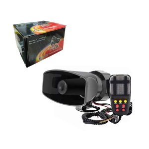 Αυτός ο τηλεβόας - ντουντούκα - κόρνα - μεγάφωνο με μικρόφωνο και σειρήνα είναι τεράστιας ισχύς 100W - 12V και δεν τον έχετε ξανά δει πουθενά! Παράγει υψηλής έντασης ήχο για να γίνεστε αντιληπτοί σε όλες τις συνθήκες.