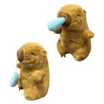 Ένα μαλακό λούτρινο παιχνίδι καπιμπάρα που έχει κρυολογήσει!