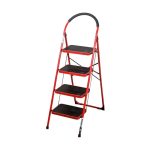 Πτυσσόμενη σκάλα σιδερένια - 105-4 - 711278 - Red