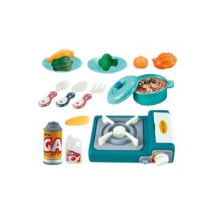 Σετ παιδική εστία μαγειρέματος με κουζινικά - HZ-6 - 917296