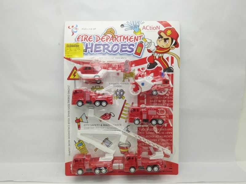 Σετ πυροσβεστικά οχήματα - JKL-09A - 917270 - Image 2