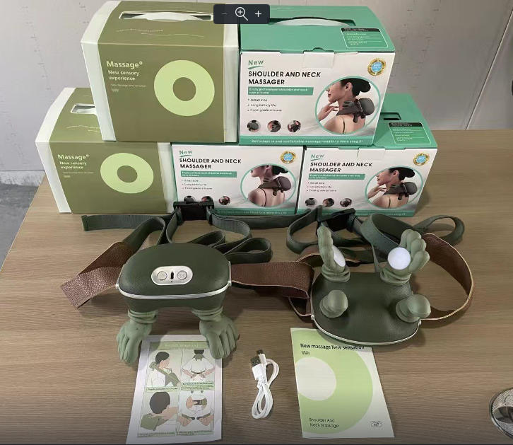 Συσκευή Μασάζ για τον Αυχένα με Λειτουργία Θέρμανσης - Αυτόματες Χούφτες - Image 6