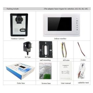 V70F Σετ Θυροτηλεόραση με Έγχρωμη Οθόνη 7" - Video doorphone for villa 013077
