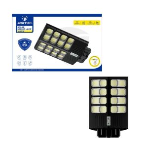 Jortan Led Αδιάβροχο Ηλιακό Φωτιστικό Δρόμου 1600W με Ανιχνευτή Κίνησης Και Τηλεχειριστήριο IP66 - Solar Street Lamp 0274009