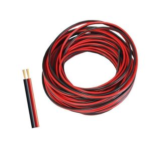 Καλώδιο Ήχου 100m κόκκινο/μαύρο 2 x 0.75mm²- Electrical wire 63041