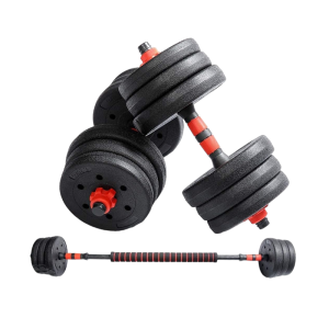 Σετ αλτήρες γυμναστικής με μπάρα - 10kg - 556635