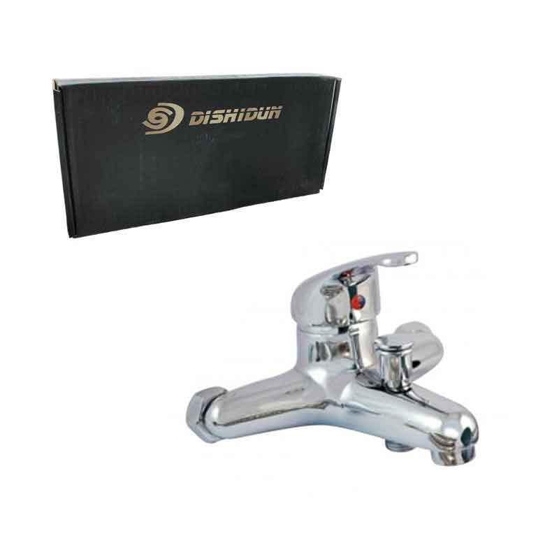 Η μπαταρία μπάνιου Dishidun αποτελεί μια αξιόπιστη και κομψή επιλογή για κάθε σύγχρονο μπάνιο. Διαθέτει μονή λαβή για εύκολο και ακριβή έλεγχο της θερμοκρασίας και της ροής του νερού. Ο εργονομικός σχεδιασμός της εξασφαλίζει άνετη καθημερινή χρήση
