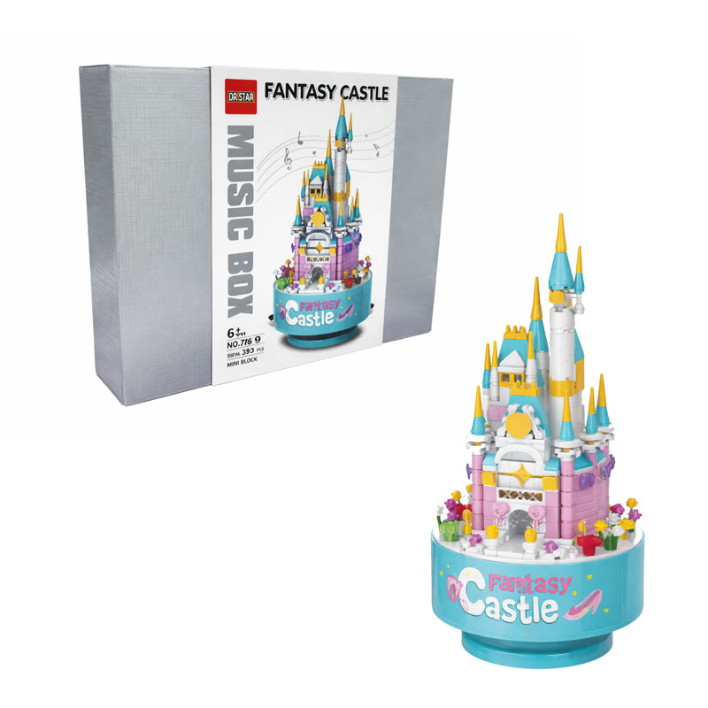 Εντυπωσιακό κάστρο φαντασίας που συναρμολογείται με τουβλάκια