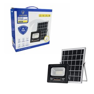 <p data-start="112" data-end="453">Ηλιακός προβολέας LED 50W με εξωτερικό φωτοβολταϊκό πάνελ