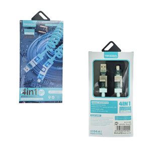 <p data-start="96" data-end="404">Καλώδιο φόρτισης και μεταφοράς δεδομένων 4 σε 1