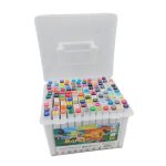 Ανακαλύψτε τη δημιουργικότητά σας με το σετ 120 Μαρκαδόροι που επιτρέπει ατελείωτους συνδυασμούς χρωμάτων. Οι ακρυλικοί μαρκαδόροι προσφέρουν μια ευρεία γκάμα από πολύχρωμες αποχρώσεις