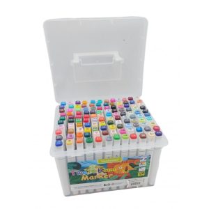 Ανακαλύψτε τη δημιουργικότητά σας με το σετ 120 Μαρκαδόροι που επιτρέπει ατελείωτους συνδυασμούς χρωμάτων. Οι ακρυλικοί μαρκαδόροι προσφέρουν μια ευρεία γκάμα από πολύχρωμες αποχρώσεις