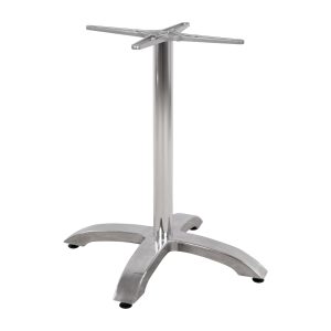 ΒΑΣΗ ΑΛΟΥΜΙΝΙΟΥ FB9460.03 ΧΡΩΜΙΟΥ 66Χ66Χ72Υεκ. ΜΕ ΣΤΑΥΡΟ 48Χ48εκ.