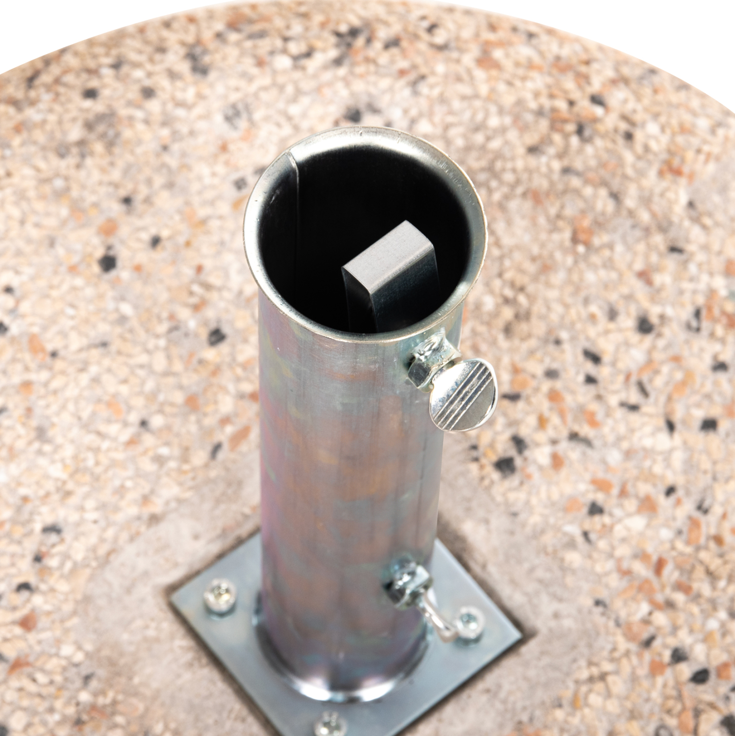 ΒΑΣΗ ΟΜΠΡΕΛΑΣ ΨΗΦΙΔΑ 70KG PREMIUM ΜΕ ΧΕΡΟΥΛΙΑ FB95476.70P ΜΕ ΣΩΛΗΝΑ ΔΙΑΜΕΤΡΟΥ Φ62mm - Image 3