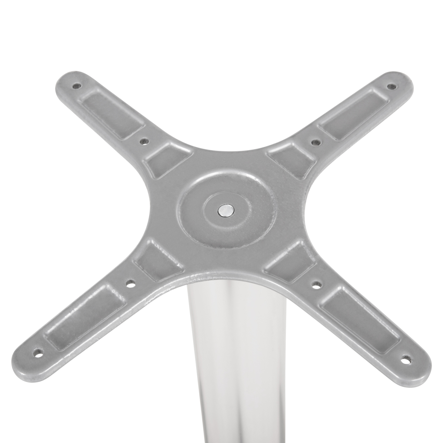 ΒΑΣΗ ΤΡΑΠΕΖΙΟΥ ΑΛΟΥΜΙΝΙΟΥ ΧΡΩΜΙΟΥ FB9449.01 ΣΤΑΥΡΟΣ 29x29εκ- 54x54x68Υεκ. - Image 4