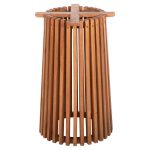 ΒΑΣΗ ΤΡΑΠΕΖΙΟΥ ΕΣΩΤ.ΧΩΡΟΥ ΣΤΡΟΓΓΥΛΗ FB99459.11 MINDI ΞΥΛΟ ΣΕ ΦΥΣΙΚΟ Φ45x73Yεκ.