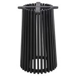 ΒΑΣΗ ΤΡΑΠΕΖΙΟΥ ΕΣΩΤ.ΧΩΡΟΥ ΣΤΡΟΓΓΥΛΗ FB99459.12 MINDI ΞΥΛΟ ΣΕ ΜΑΥΡΟ ΧΡΩΜΑ Φ60x74Yεκ.