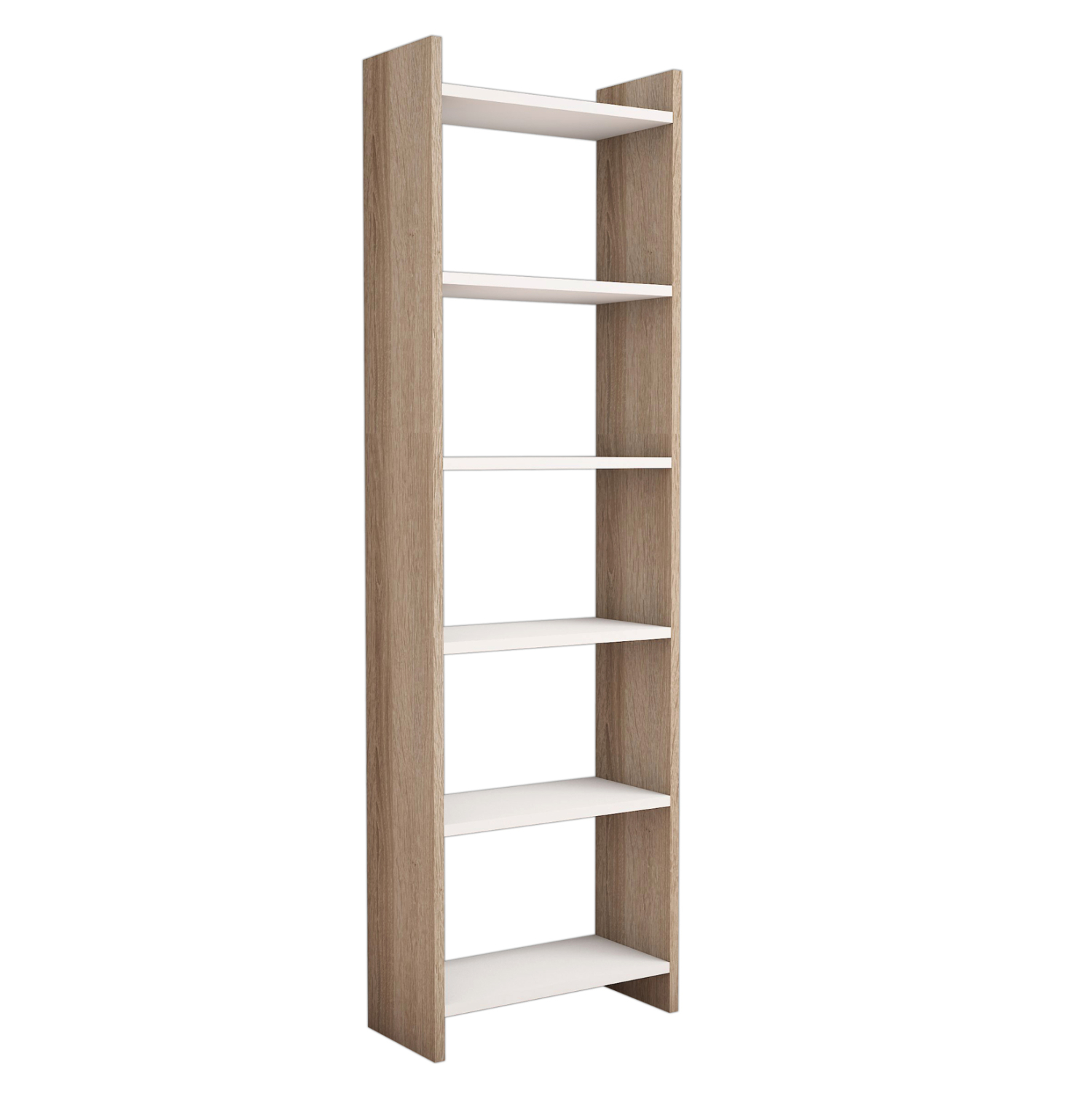 ΒΙΒΛΙΟΘΗΚΗ FB99226.12 ΜΕΛΑΜΙΝΗΣ SONΟMA-ΛΕΥΚΟ 48,5x22x160Υεκ. - Image 4