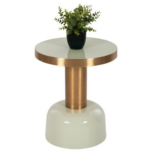 ΒΟΗΘΗΤΙΚΟ ΤΡΑΠΕΖΑΚΙ FB94243.07 ΜΕΤΑΛΛΟ ΣΕ ΑΝΟΙΧΤΟ ΠΡΑΣΙΝΟ-ΧΡΥΣΟ Φ40