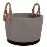 ΓΛΑΣΤΡΑ ΕΣ. ΧΩΡΟΥ FB94690L FIBER CEMENT ΓΚΡΙ & ΣΧΟΙΝΙ Φ40x25