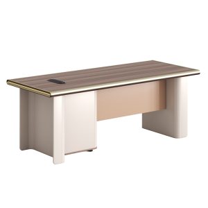 ΓΡΑΦΕΙΟ FB92138 ΜΕΛΑΜΙΝΗ ΦΥΣΙΚΟ-ΜΠΕΖ 200x85x75Υεκ.