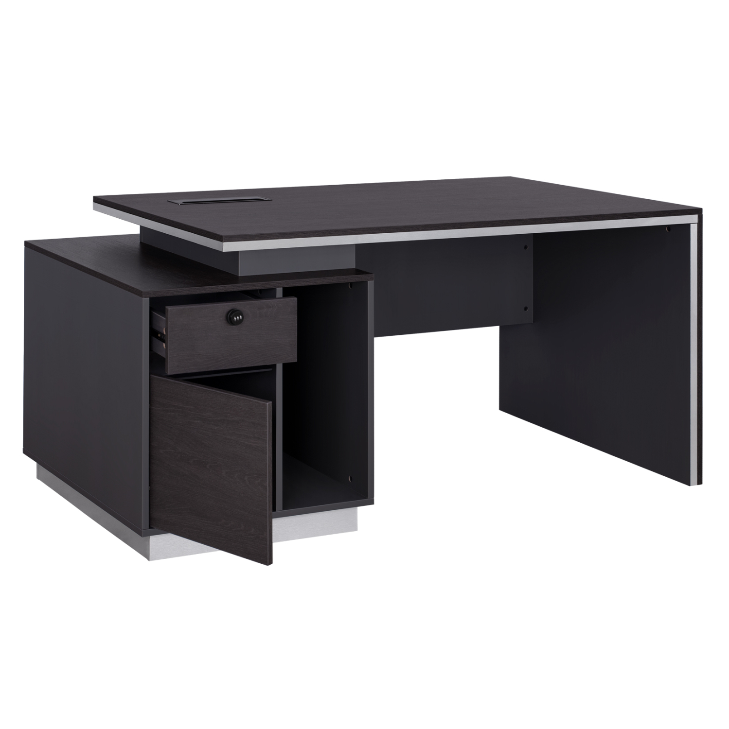 ΓΡΑΦΕΙΟ ΕΠΑΓΓΕΛΜΑΤΙΚΟ ΜΕ ΑΡΙΣΤΕΡΟ ΝΤΟΥΛΑΠΙ FB92113L 180X80X76Υ εκ. - Image 3