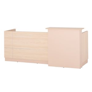 ΓΡΑΦΕΙΟ ΥΠΟΔΟΧΗΣ FB92068.02 ΜΕΛΑΜΙΝΗ ΣΕ SONAMA-ΜΠΕΖ 240x80x106Υεκ.