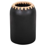 ΔΙΑΚΟΣΜΗΤΙΚΟ ΒΑΖΟ FB94376 ΤΕΡΑΚΟΤΑ ΣΕ ΜΑΥΡΟ ΜΕ ΠΛΕΞΗ ΣΤΟ ΣΤΟΜΙΟ Φ21Χ32εκ.