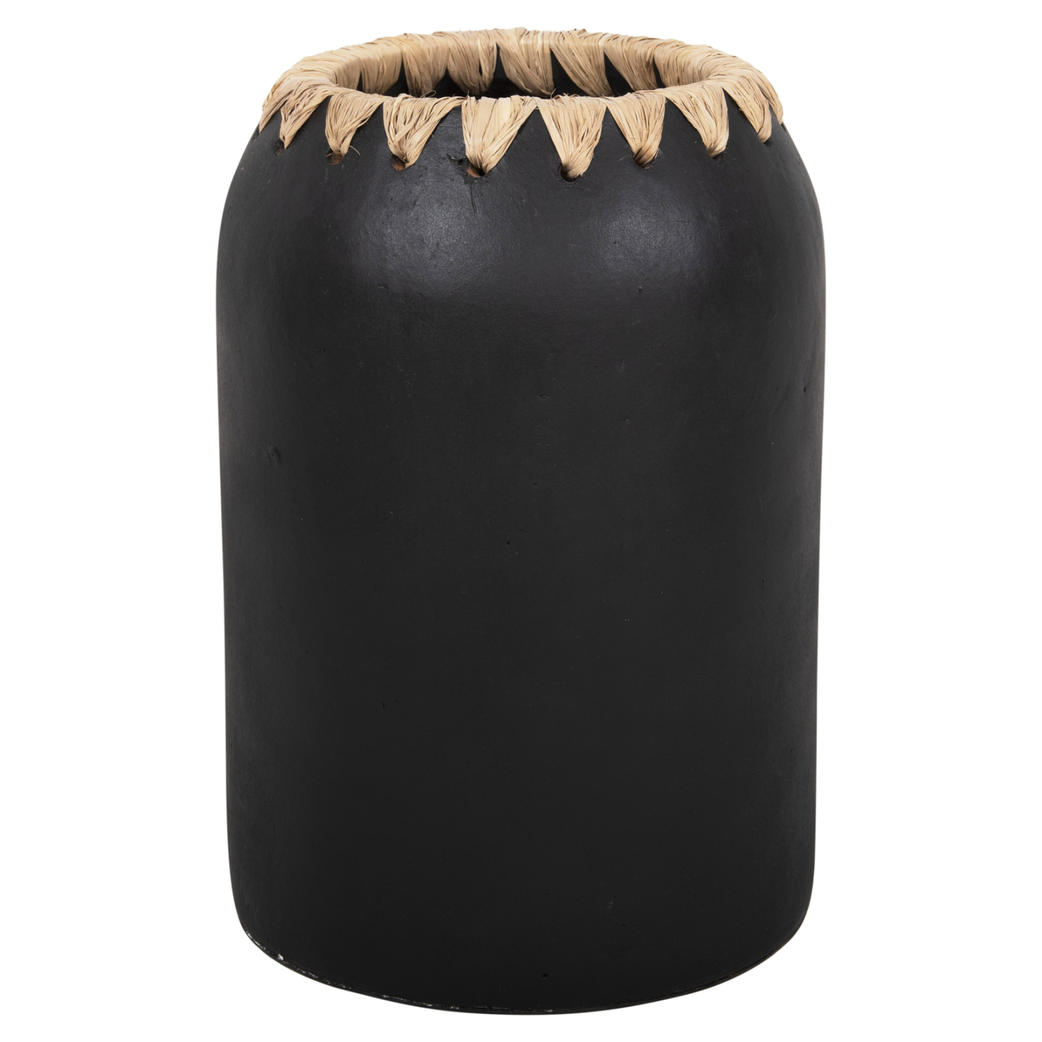 ΔΙΑΚΟΣΜΗΤΙΚΟ ΒΑΖΟ FB94376 ΤΕΡΑΚΟΤΑ ΣΕ ΜΑΥΡΟ ΜΕ ΠΛΕΞΗ ΣΤΟ ΣΤΟΜΙΟ Φ21Χ32εκ. - Image 3