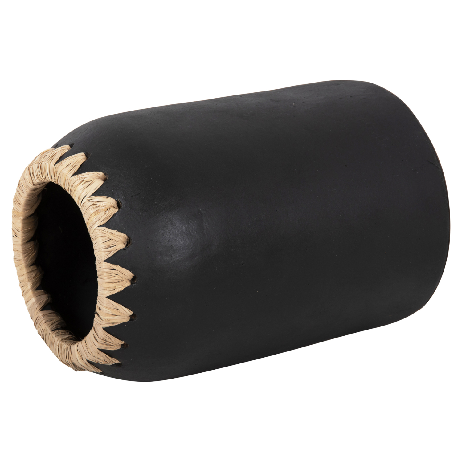 ΔΙΑΚΟΣΜΗΤΙΚΟ ΒΑΖΟ FB94376 ΤΕΡΑΚΟΤΑ ΣΕ ΜΑΥΡΟ ΜΕ ΠΛΕΞΗ ΣΤΟ ΣΤΟΜΙΟ Φ21Χ32εκ. - Image 4