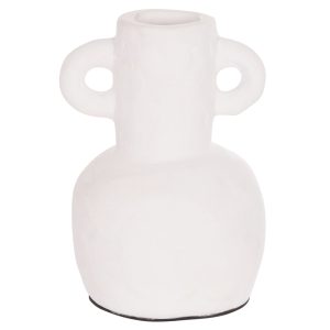 ΔΙΑΚΟΣΜΗΤΙΚΟ ΒΑΖΟ FB94406 ΤΕΡΑΚΟΤΑ ΣΕ ΛΕΥΚΟ Φ14x20Υεκ.