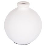 ΔΙΑΚΟΣΜΗΤΙΚΟ ΒΑΖΟ FB94410 ΤΕΡΑΚΟΤΑ ΣΕ ΛΕΥΚΟ 18x18x20Υεκ.